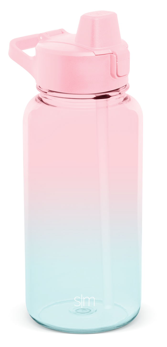 Plastic Summit With Simple Flip Silicone Straw Lid