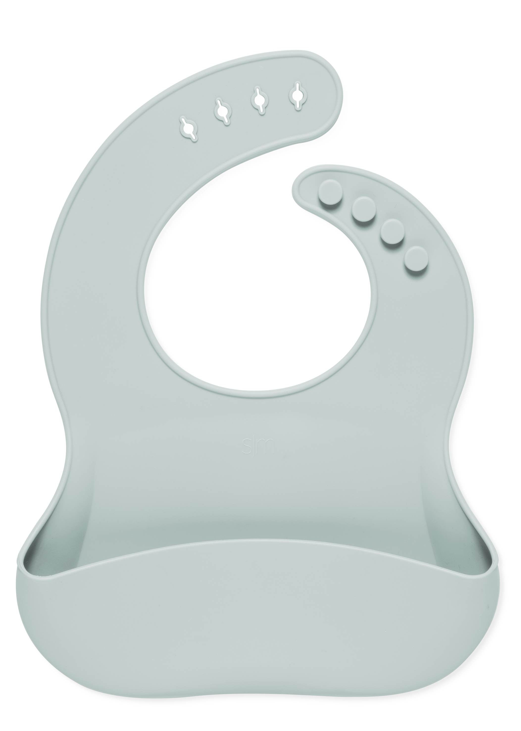Sage green celadon product on white background