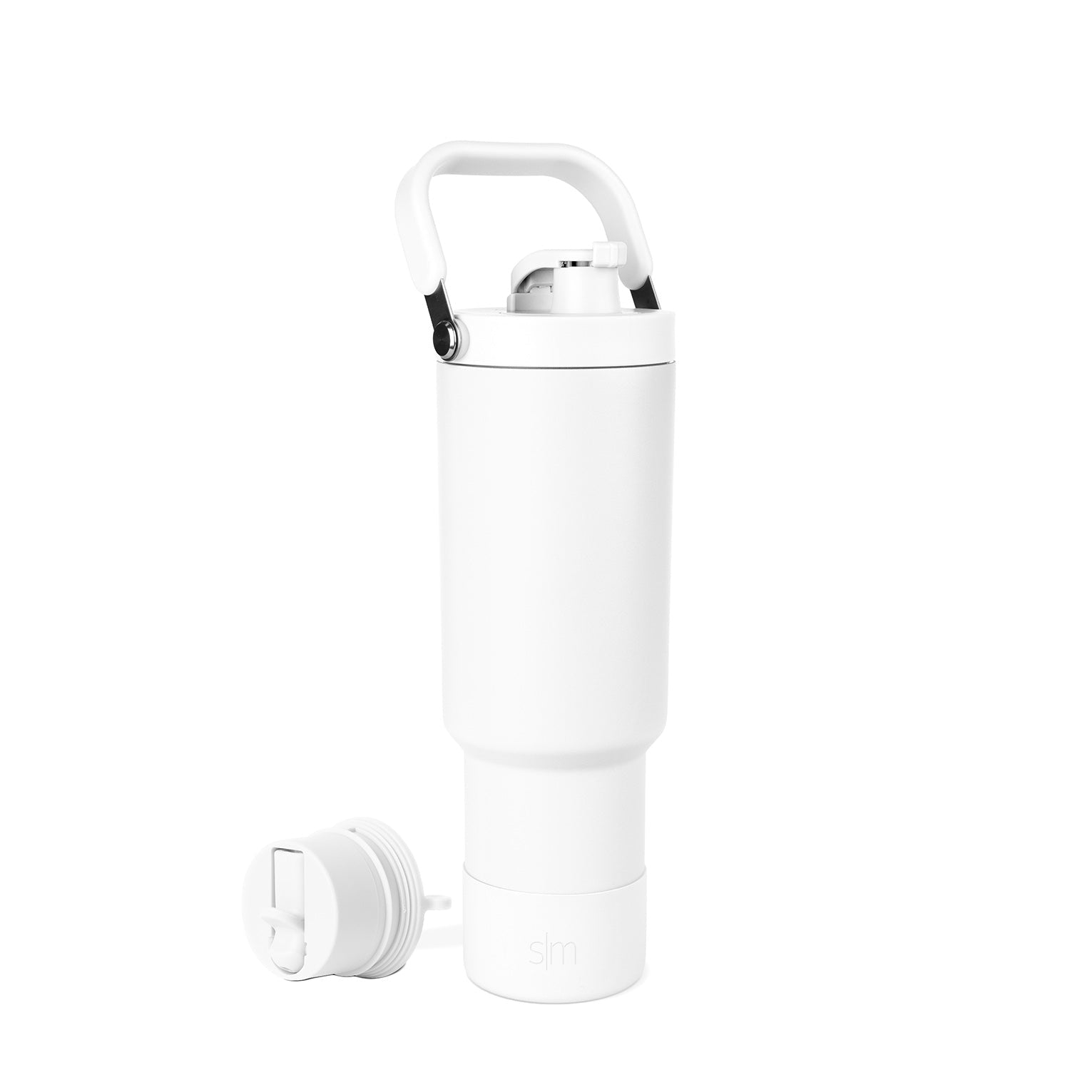 White and silver chrome bathroom towel rack against light gray background